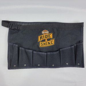 Harley Davidson Motorcycle Ride & Shine Apron Canvas Money Bar Tool Work Belt